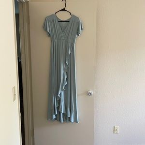 COPY - Light blue maternity dress